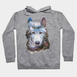 Wolf Moon Surreal Hoodie